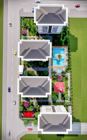 Investitionsprojekt für 2+1- und 3+1-Planungen im Stadtteil Kepez - Antalya  Investitionsprojekt für 2+1- und 3+1-Planungen im Stadtteil Kepez - Antalya