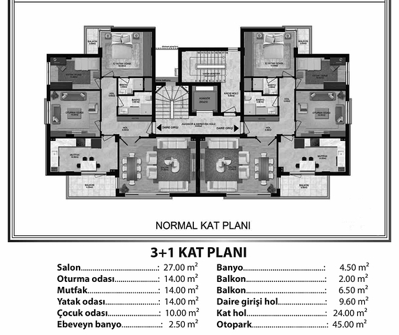 Investitionsprojekt für 2+1- und 3+1-Planungen im Stadtteil Kepez - Antalya  Investitionsprojekt für 2+1- und 3+1-Planungen im Stadtteil Kepez - Antalya