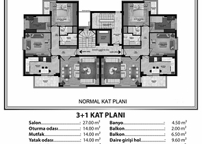 Investitionsprojekt für 2+1- und 3+1-Planungen im Stadtteil Kepez - Antalya  Investitionsprojekt für 2+1- und 3+1-Planungen im Stadtteil Kepez - Antalya