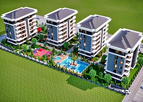 Investitionsprojekt für 2+1- und 3+1-Planungen im Stadtteil Kepez - Antalya  Investitionsprojekt für 2+1- und 3+1-Planungen im Stadtteil Kepez - Antalya