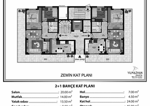 Investitionsprojekt für 2+1- und 3+1-Planungen im Stadtteil Kepez - Antalya  Investitionsprojekt für 2+1- und 3+1-Planungen im Stadtteil Kepez - Antalya