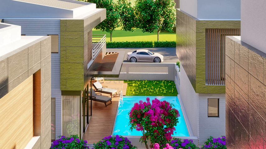 Villen in einer geschlossenen Anlage Doshemealty - Antalya 