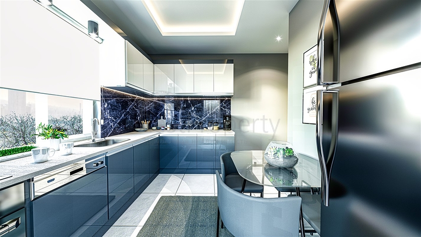 Apartments mit 2+1 , 4+1 und 5+1 Duplex im Zentrum von Antalya 