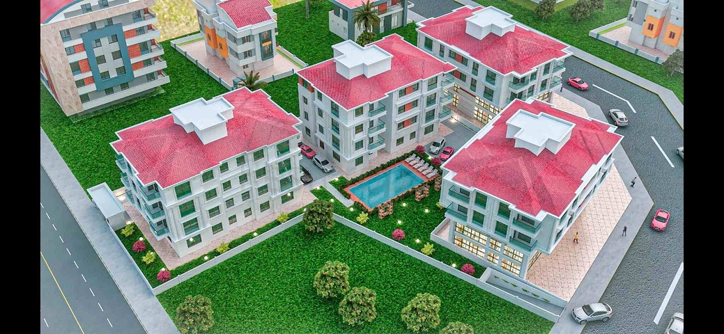 2+1-Apartments im Stadtteil Kepez - Antalya 