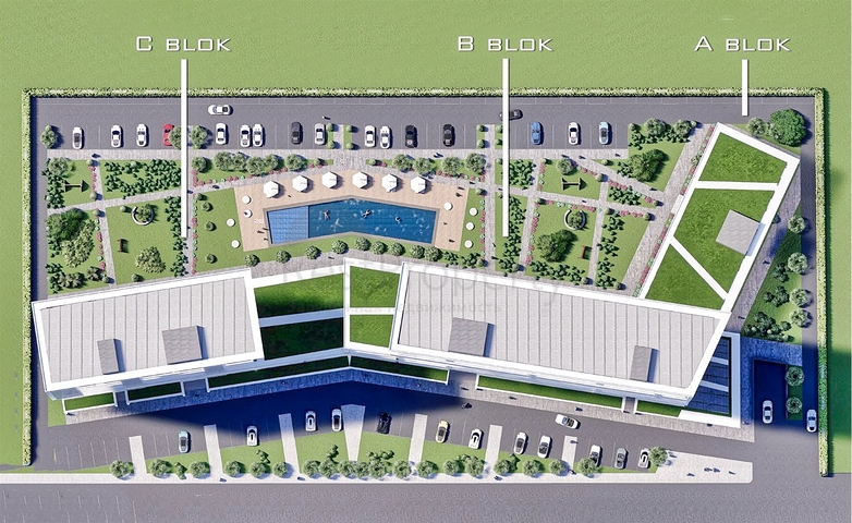 Wohnungen planen 1+1 2+1 im Stadtteil Kepez - Antalya 