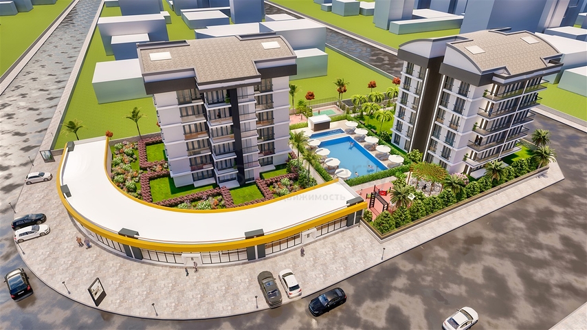 Investitionsprojekt im Wohnbezirk Altyntasch - Antalya 