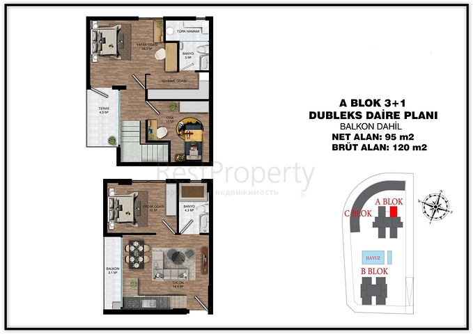 Investitionsprojekt im Wohnbezirk Altyntasch - Antalya 