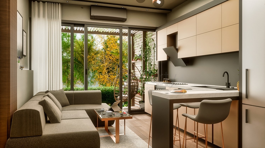 Investitionsprojekt im Wohnbezirk Altyntasch - Antalya 