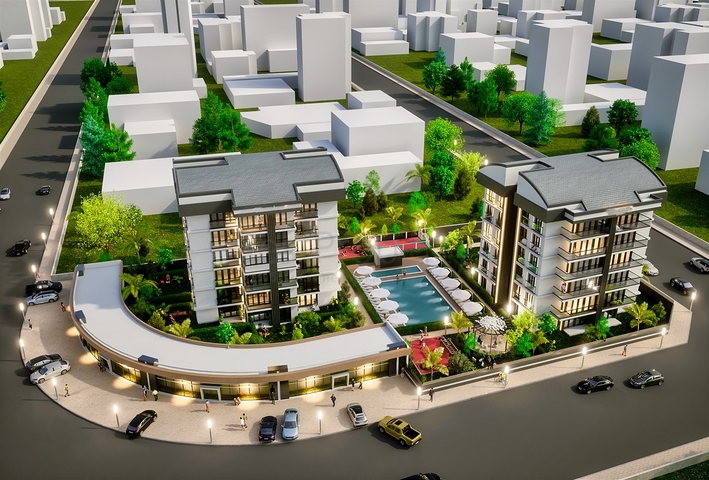 Investitionsprojekt im Wohnbezirk Altyntasch - Antalya 