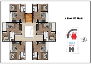 Investitionsprojekt im Wohnbezirk Altyntasch - Antalya 