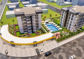 Investitionsprojekt im Wohnbezirk Altyntasch - Antalya 