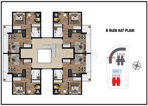 Investitionsprojekt im Wohnbezirk Altyntasch - Antalya 