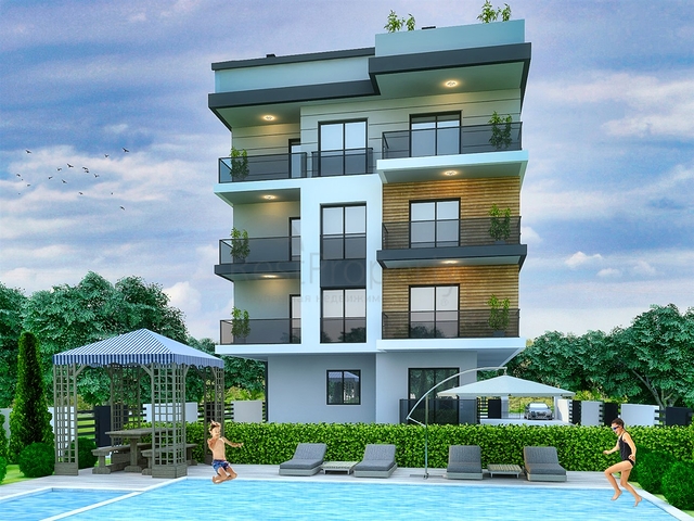 Apartments für 1+1 Wohnbezirk Altyntasch - Antalya 