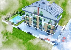 Apartments für 1+1 Wohnbezirk Altyntasch - Antalya 