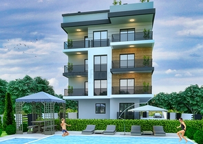 Apartments für 1+1 Wohnbezirk Altyntasch - Antalya 