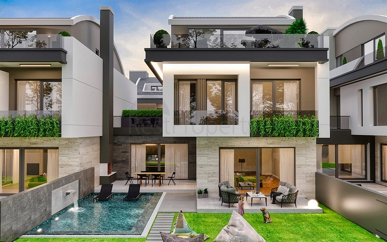 5+1-Villa in der exklusiven Gegend von Doshemealty - Antalya 