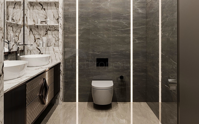 5+1-Villa in der exklusiven Gegend von Doshemealty - Antalya 