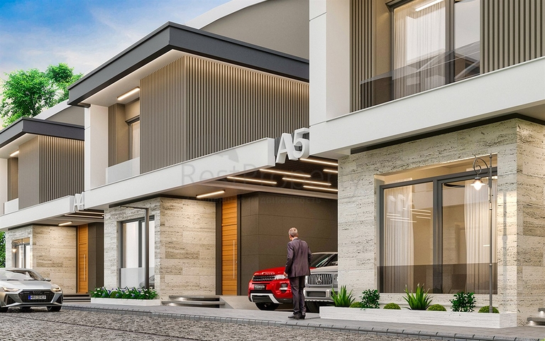 5+1-Villa in der exklusiven Gegend von Doshemealty - Antalya 