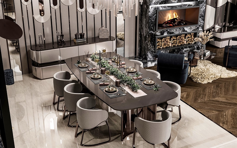 5+1-Villa in der exklusiven Gegend von Doshemealty - Antalya 