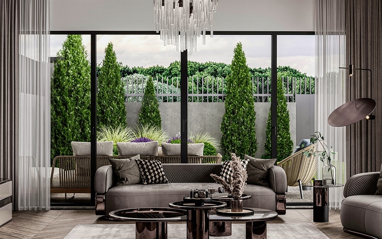 5+1-Villa in der exklusiven Gegend von Doshemealty - Antalya 