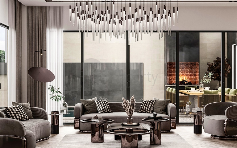 5+1-Villa in der exklusiven Gegend von Doshemealty - Antalya 