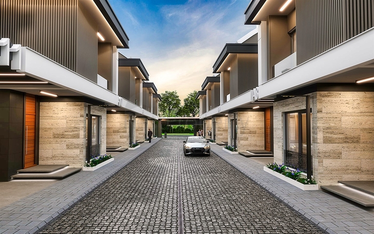 5+1-Villa in der exklusiven Gegend von Doshemealty - Antalya 