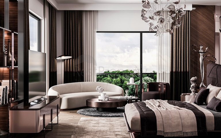 5+1-Villa in der exklusiven Gegend von Doshemealty - Antalya 