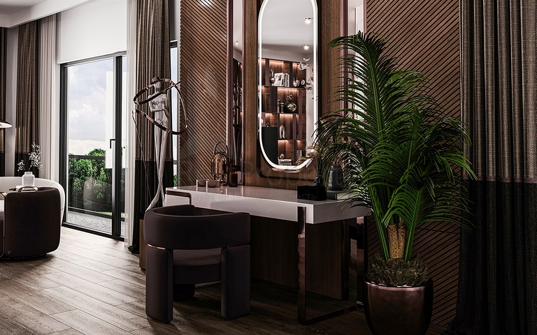 5+1-Villa in der exklusiven Gegend von Doshemealty - Antalya 