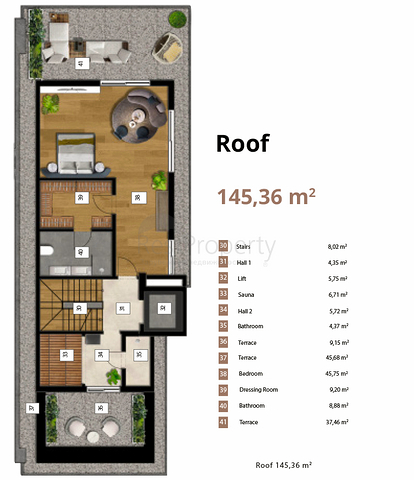 5+1-Villa in der exklusiven Gegend von Doshemealty - Antalya 