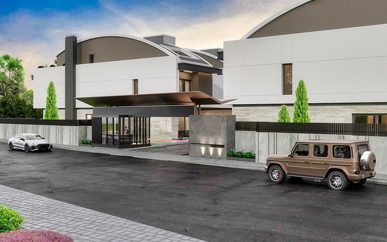 5+1-Villa in der exklusiven Gegend von Doshemealty - Antalya 