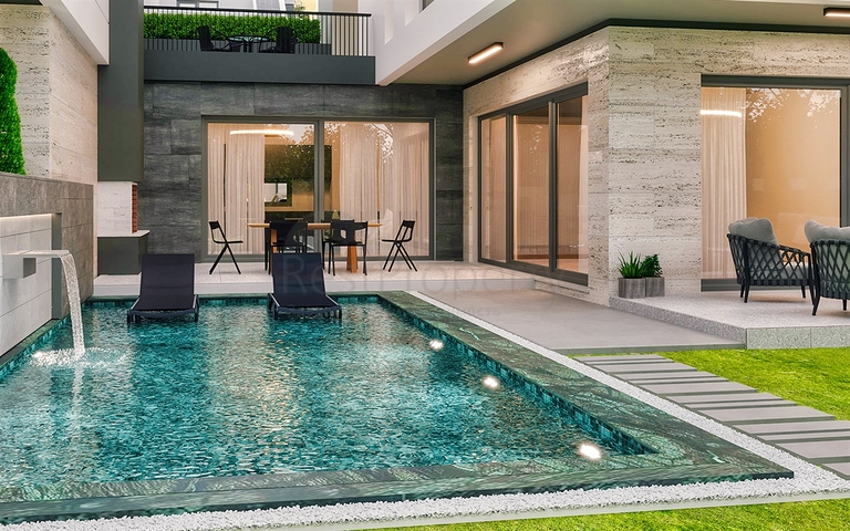 5+1-Villa in der exklusiven Gegend von Doshemealty - Antalya 