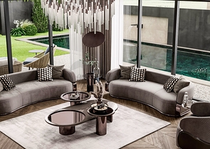 5+1-Villa in der exklusiven Gegend von Doshemealty - Antalya 