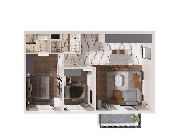 Investitionsprojekt im Wohnbezirk Altyntasch - Antalya 