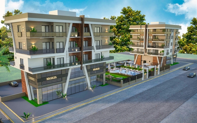 2+1-Apartments im Stadtteil Kepez - Antalya 