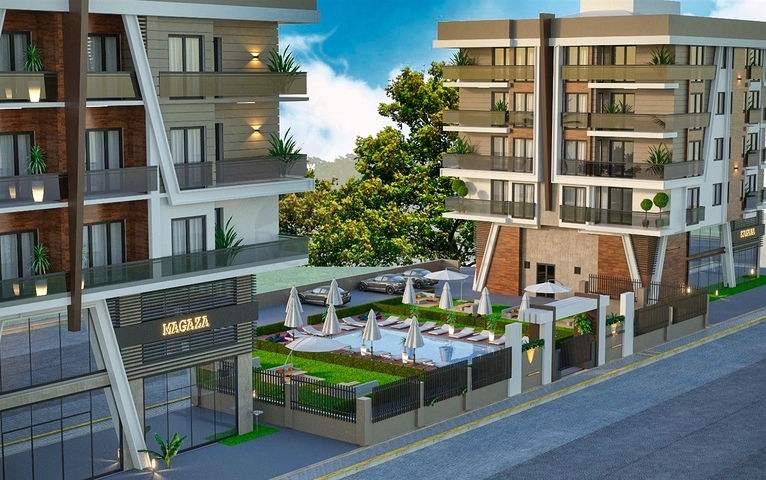 2+1-Apartments im Stadtteil Kepez - Antalya 