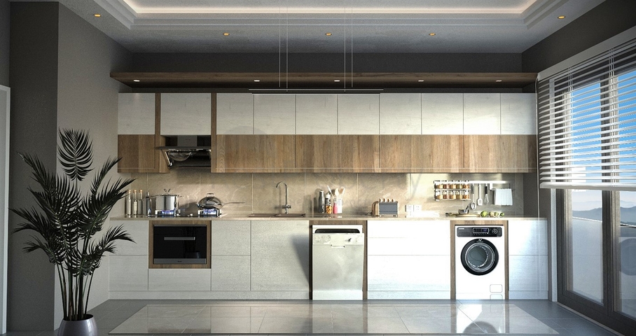 2+1-Apartments im Stadtteil Kepez - Antalya 