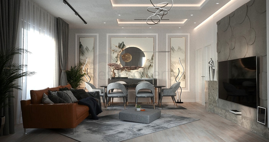 2+1-Apartments im Stadtteil Kepez - Antalya 