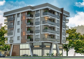 2+1-Apartments im Stadtteil Kepez - Antalya 