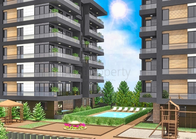 3+1-Apartments im Stadtteil Kepez - Antalya 