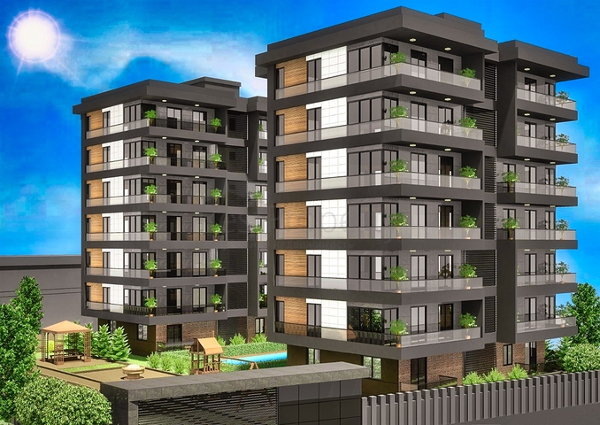 3+1-Apartments im Stadtteil Kepez - Antalya 