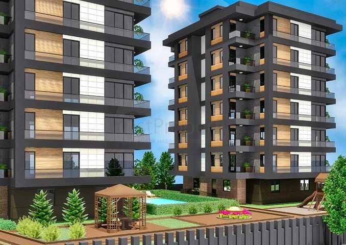 3+1-Apartments im Stadtteil Kepez - Antalya 