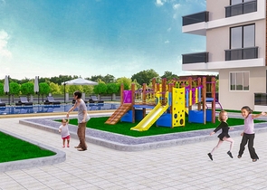 3+1-Apartments im Stadtteil Kepez - Antalya 