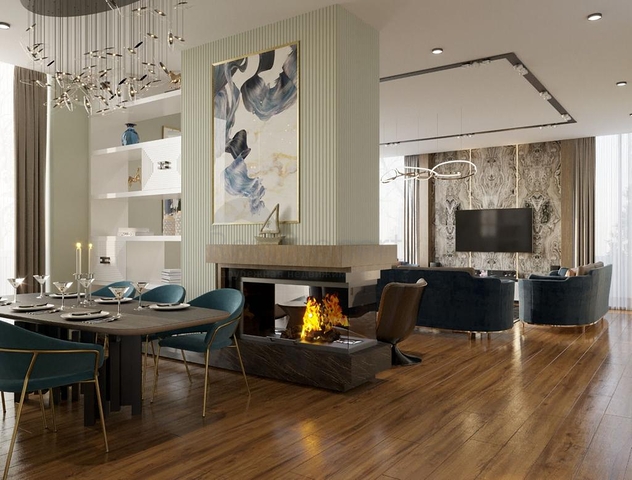 Neue 5+1 Luxusvilla im Stadtteil Doshemealty - Antalya