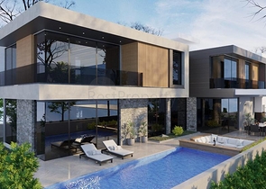 Neue 5+1 Luxusvilla im Stadtteil Doshemealty - Antalya