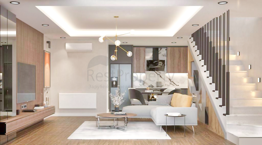 2+1-Apartments im Wohnbezirk Altyntasch - Antalya 