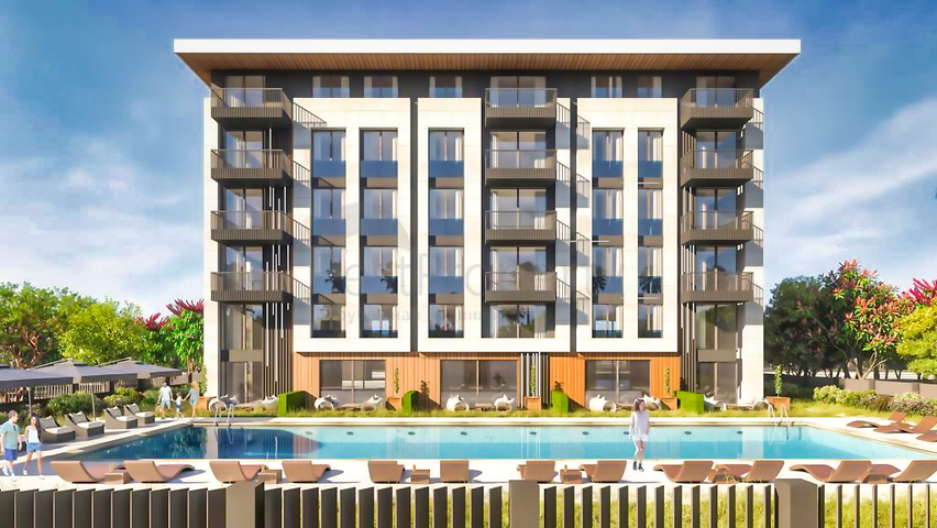 2+1-Apartments im Wohnbezirk Altyntasch - Antalya 