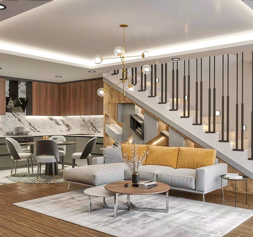 2+1-Apartments im Wohnbezirk Altyntasch - Antalya 