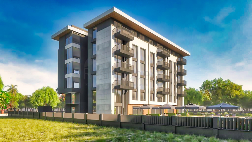 2+1-Apartments im Wohnbezirk Altyntasch - Antalya 