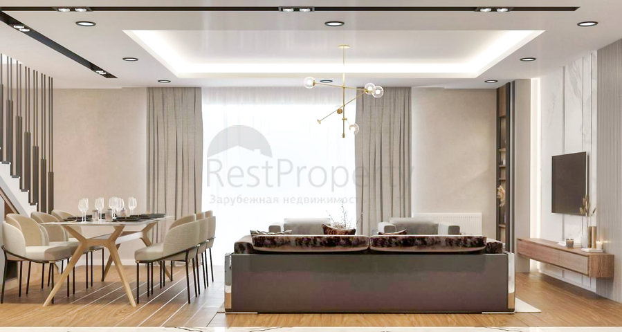 2+1-Apartments im Wohnbezirk Altyntasch - Antalya 