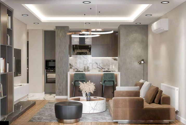 2+1-Apartments im Wohnbezirk Altyntasch - Antalya 